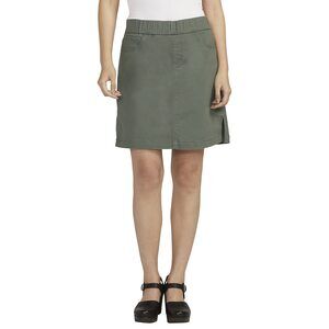 Jag Jeans On-The-Go Mid-Rise Skort Sage 12 (31"" Waist)